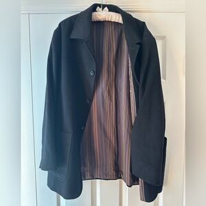 Michael Kors 1999s men’s blazer black oversized wool cashmere silk 42 R like new